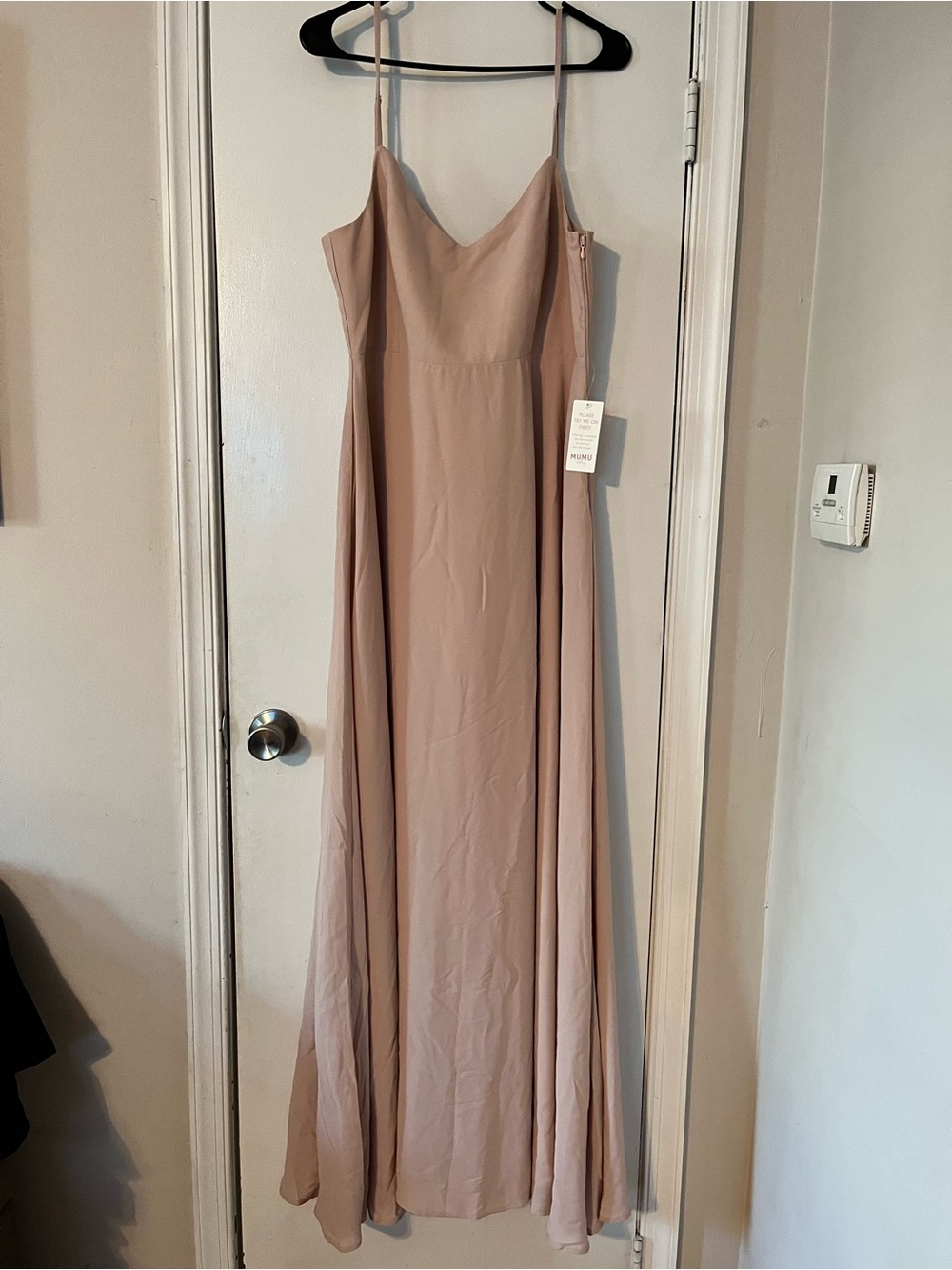 Show Me Your Mumu Weddings XL Blush Pink Maxi Dress Bridesmaid Formal NWT
